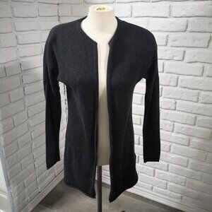 Lole Ladies Dark Grey Lightweight Size Small Open Cardigan